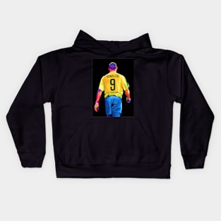 Ronaldo Nazario Legendary Brazil Kids Hoodie